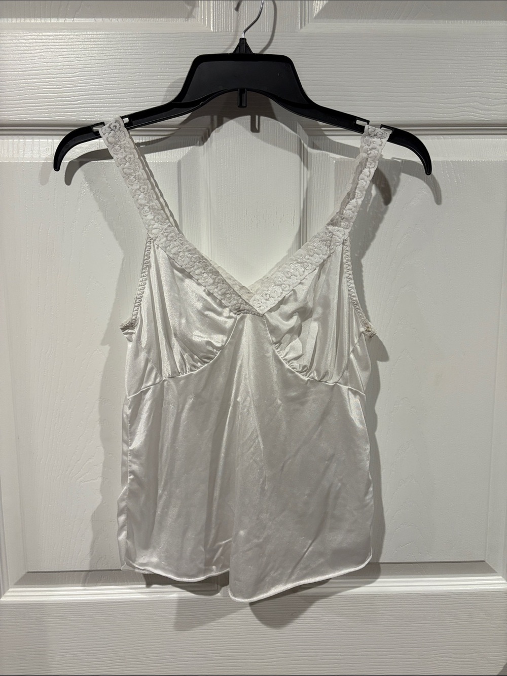 Dixie Belle Satin Camisole Top in Soft White